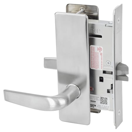 Corbin Russwin Passage or Closet Mortise Lock, CS Lever, M Escutcheon, Satin Stainless Steel ML2010 CSM 630